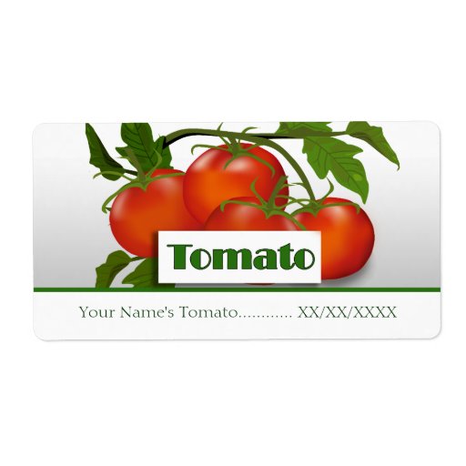 Tomatoes Preserves Canning Label | Zazzle