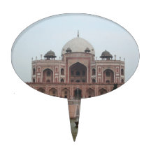 Tomb of Humayun Delhi India Oval Cake Pick