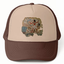 Tomb of Nebamun: Fowling hats by ShovelTest Tomb of Nebamun: Fowling hats