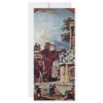 Tomb Of The Duke Of Devonshire By Ricci Sebastiano Full Color Rack Card