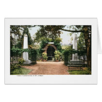 Tomb President George Washington  Mt. Vernon Greeting Card