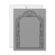 Tombstone Custom Invitations