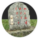 Tombstone Sticker by itsallmind27 Tombstone Sticker