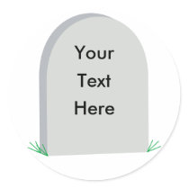 tombstone sticker