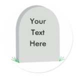 tombstone sticker