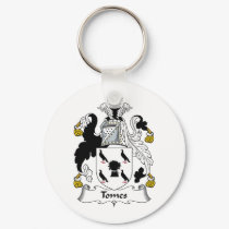 Tomes Family Crest keychains