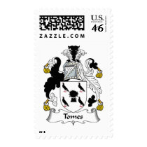 Tomes Family Crest postage
