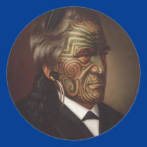 'Tomika Te Mutu' - Gottfried Lindauer Sticker stickers
