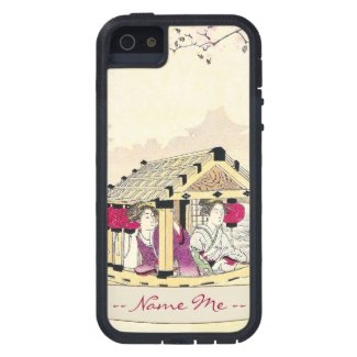 Tomioka Eisen in a pleasure boat japanese ladies iPhone 5 Cover