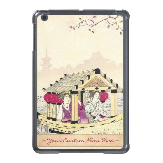 Tomioka Eisen in a pleasure boat japanese ladies iPad Mini Covers