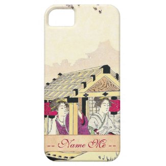 Tomioka Eisen in a pleasure boat japanese ladies iPhone 5/5S Case