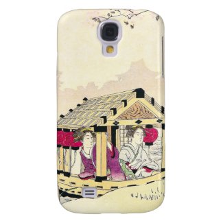Tomioka Eisen in a pleasure boat japanese ladies Galaxy S4 Cover