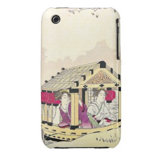 Tomioka Eisen in a pleasure boat japanese ladies Case-Mate iPhone 3 Case