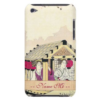 Tomioka Eisen in a pleasure boat japanese ladies Case-Mate iPod Touch Case