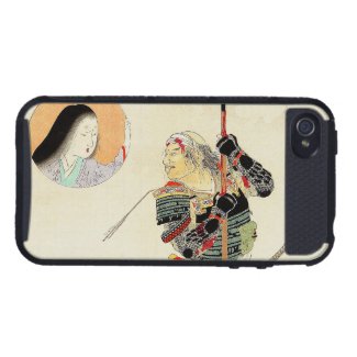 Tomioka Eisen Samurai Warrior Classic japanese art iPhone 4 Cases