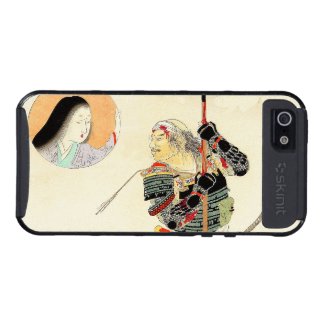 Tomioka Eisen Samurai Warrior Classic japanese art iPhone 5/5S Cases