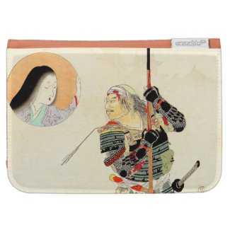Tomioka Eisen Samurai Warrior Classic japanese art Kindle Folio Cases