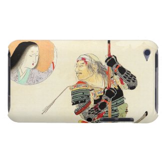 Tomioka Eisen Samurai Warrior Classic japanese art Barely There iPod Covers
