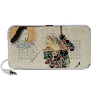 Tomioka Eisen Samurai Warrior Classic japanese art Travelling Speakers