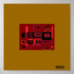 TOMMODEX 2011 ABSTRACT ARTWORK, DRG POSTER