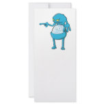 tommy tummy inside lumpy monster blue customized rack card