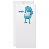 tommy tummy inside lumpy monster blue customized rack card