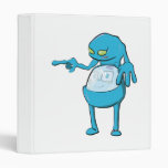 tommy tummy inside lumpy monster blue vinyl binder