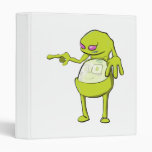 tommy tummy inside lumpy monster green binder