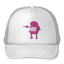 tommy tummy inside lumpy monster pink hats
