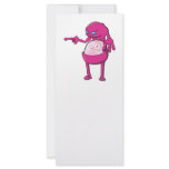 tommy tummy inside lumpy monster pink custom rack card