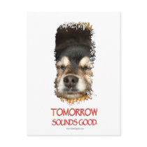 Tomorrow Sounds Good... postcards