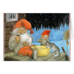 Tomte Nisse, aka Santa Clause Card