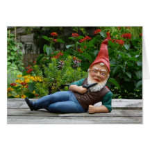 Tomte Nisse, aka Santa Clause Greeting Card