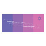 Tonal Purple Bat Mitzvah Invitation