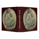 Tondo Pitti; Madonna and Child by Michelangelo Vinyl Binder