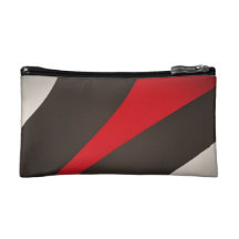Toned Stripes Cosmetic Bag