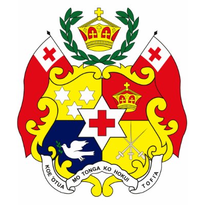 Tonga Coat of Arms T-shirt by FlagTshirts