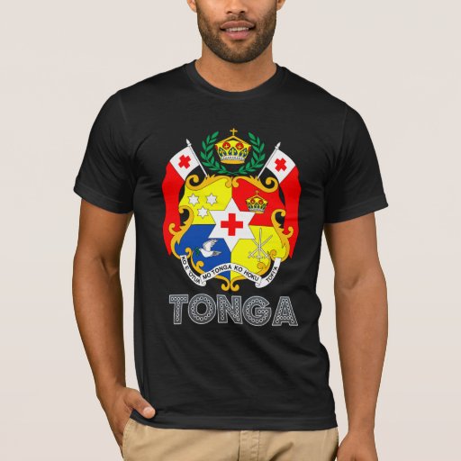Tonga Coat of Arms TShirt Zazzle