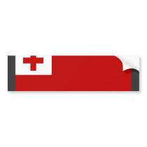 Tonga Flag bumper stickers