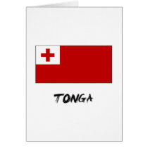 Tonga Flag cards