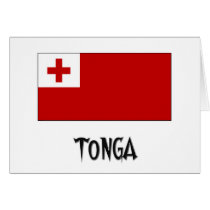 Tonga Flag cards