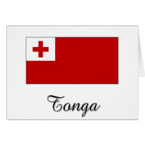 Tonga Flag Design cards