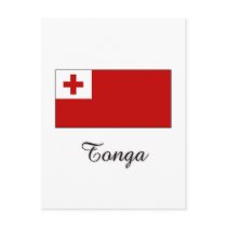 Tonga Flag Design postcards