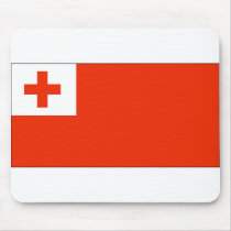 Tonga Flag Mousepad