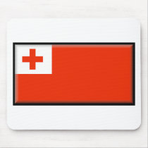 Tonga Flag mousepads