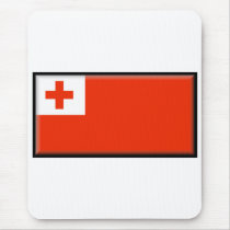 Tonga Flag mousepads