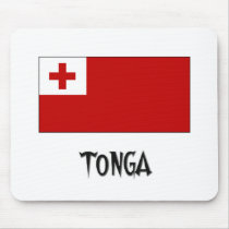 Tonga Flag mousepads