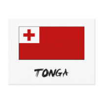 Tonga Flag postcards