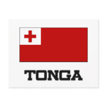Tonga Flag postcards