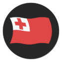 Tonga Flag Sticker by livingflags Tonga Flag Sticker